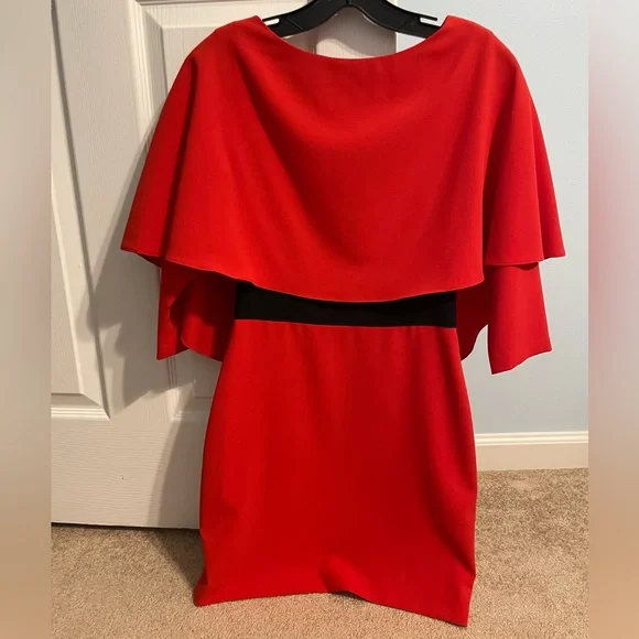 open lace back dress Alice + Olivia Ebony Cold Shoulder Red Dress Size 10  Finds For You